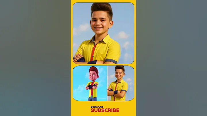 Rudra cartoon in real life 💥 #Rudra #cartoon #viral #Shorts