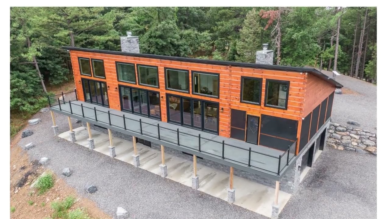 Modern Escape: A Customized Grand Summit Log Home