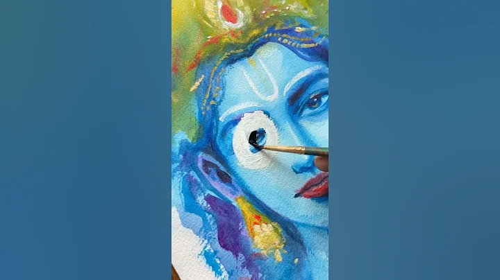 Jai Jagannath ✨❤️ #jagannath #krishna #artshorts #acrylicpainting