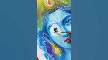 Jai Jagannath ✨❤️ #jagannath #krishna #artshorts #acrylicpainting