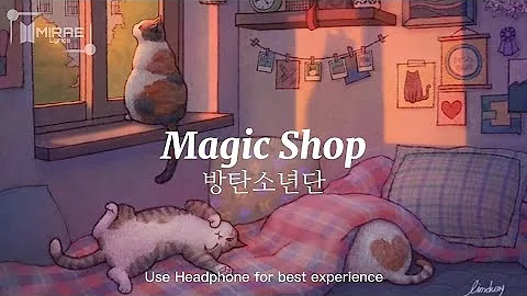 BTS 방탄소년단 - Magic Shop Lyrics Video [8D Audio/Use Headphones 🎧]