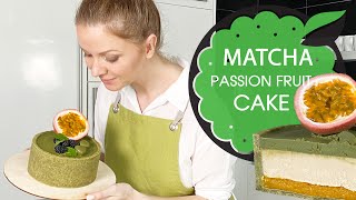 MATCHA PASSION FRUIT CAKE | Vegan, GF, No Nuts, No Refined Sugar. MASTERCLASS