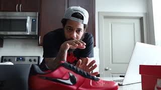 all red foamposite air force 1