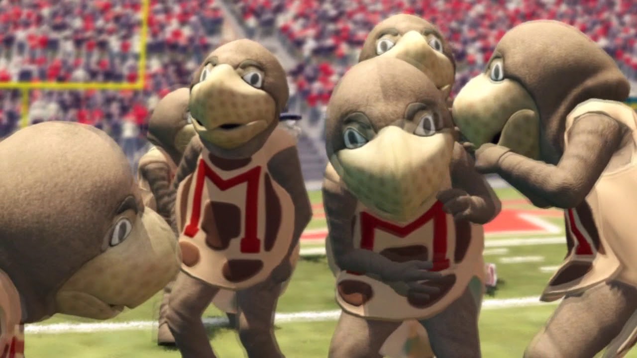 Ncaa Football 13 Mascot Mashup Gameplay Arizona Wildcats Vs Maryland Terrapins