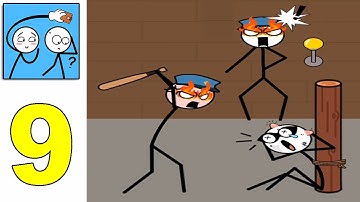 Thief Puzzle (WEEGOON) - Funny Stickman Puzzle Game - All Levels 306-337 Gameplay Walkthrough Part 9