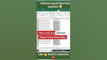 left function in excel | advance excel interview question #shorts #excel #youtubeshorts #tutorial