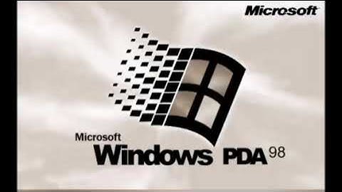 Hidden Windows PDA 98 Startup Sound