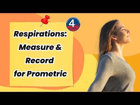 Measure and Record Respirations CNA Skill NEW