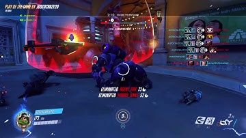 Overwatch genji insane multi kill