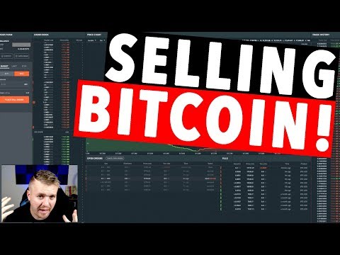 SELLING BITCOIN FOR USD! GDAX LIVE!