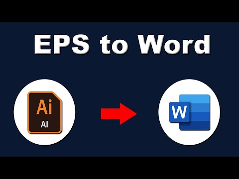 How to Edit EPS File to Word Document || Convert WMF to Ms Word