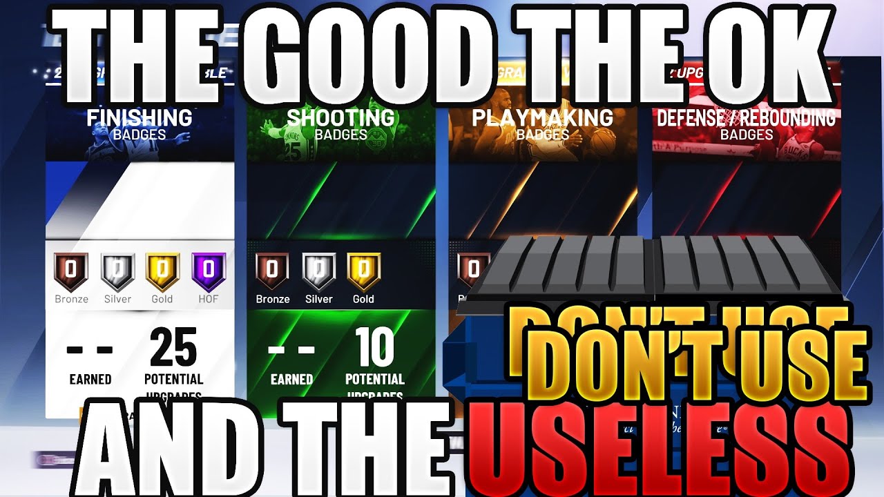BEST BADGES IN NBA 2K20 FOR POINT AND SHOOTING GUARDS FINISHING