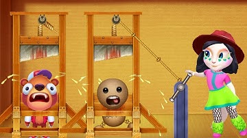 Guilotine Machine vs Kick the Buddy 2 vs My Talking Angela 2 Android Gameplay Walkthrough 2021