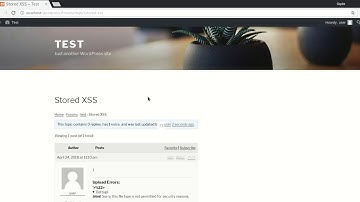 GD bbPress Attachments 2.5 – Authenticated stored XSS
