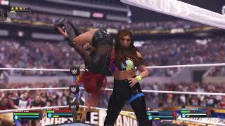WWE 2K24 - Becky Lynch & Charlotte Flair vs. Liv Morgan & Raquel Rodriguez