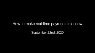 How to make real-time payments real now