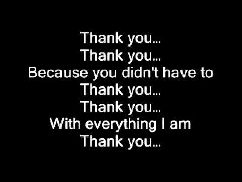 Celine Dion - Thank you (lyrics) - YouTube Celine Dion - Thank you (lyrics) - YouTube