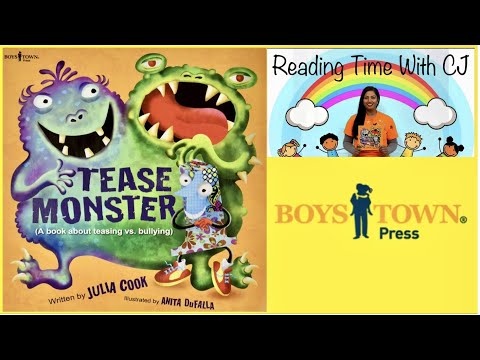 📚👾Kids Book READ ALOUD | Storytime | Books for Kids TEASE MONSTER-A BOOK ABOUT TEASING VS BULLYING