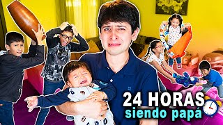 24 HORAS SIENDO PAPÁ SOLTERO DE 6 NIÑOS!