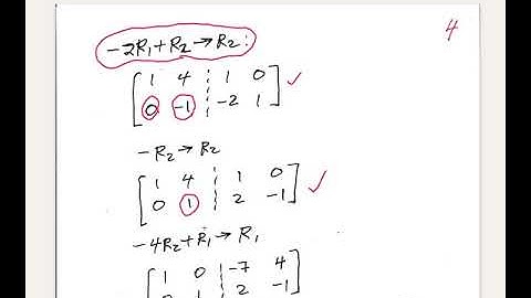 Matrix Inverses via Gaussian Elimination