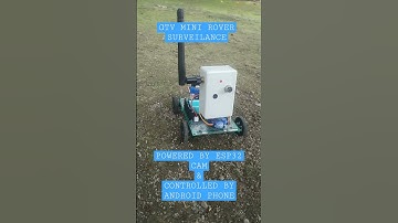 GTV Mini rover surveilance ESP 32 Cam