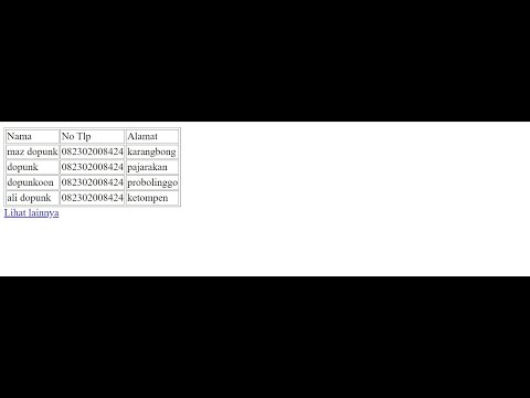 simple paging dengan