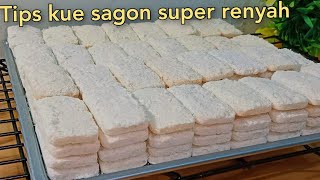 Kue sagon super duper renyah sama sekali tidak alot