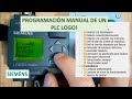 Programación manual de un PLC LOGO!