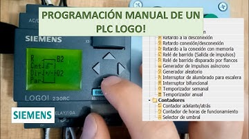 Programación manual de un PLC LOGO!