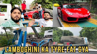 Lamborghini ka tyre Fat gya | i am Nitin | the mridul