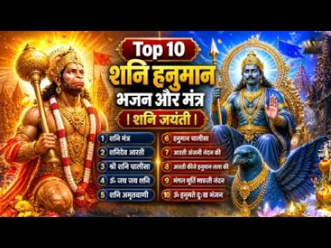 Top 10 शनि हनुमान भजन और मंत्र | Shani Jayanti Special | Powerful Bhakti Songs | Bhakti Songs