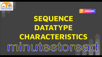 Sequence Datatype Characteristics in Tamil | List | Dict | Set | Str | Tuple | Basic Introduction