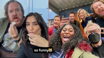 Peacemaker Season 2 Funniest Behind The Scenes Moments| Cast behaving like total kids for 9mins😹😹😭