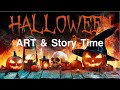 Halloween art  story time with special guest davy art with a pen