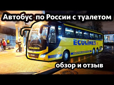 Автобус Ecolines из Санкт-Петербурга в Петрозаводск, Смоленск и Москву. Обзор автобуса Эколайнс