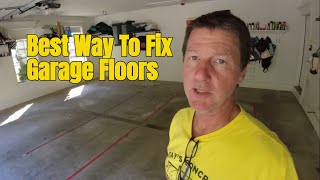 How My Polyaspartic Flake Coating Fixed This Garage Floor