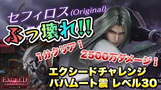 FF7EC] Exceed Challenge Bahamut Quake Level 30 Adult