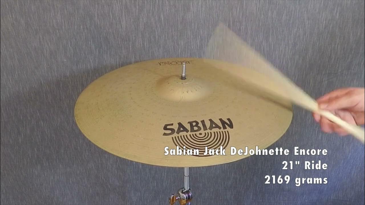 Sabian Jack Encore 21" Ride 2169 Grams TheCymbalBoutique