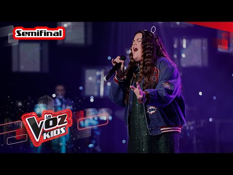 Sky canta 'Sola otra vez' en la semifinal | La Voz Kids Colombia 2022