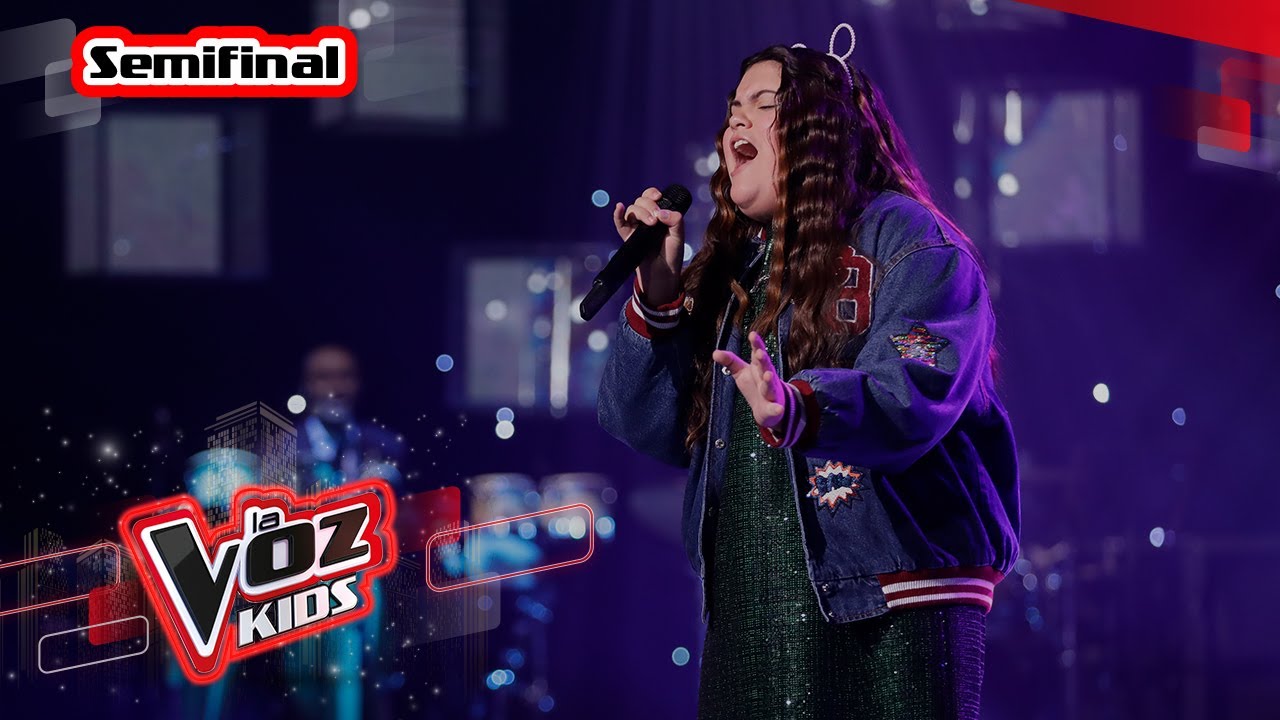 Sky canta 'Sola otra vez' en la semifinal | La Voz Kids Colombia 2022