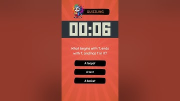 What begins with T, ends with T, and has T in it?