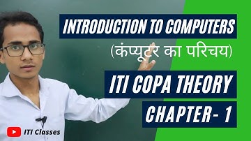Introduction to Computer, Functioning of a Computer with Components | ITI COPA Chapter 1 [Part 1]