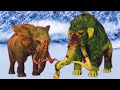 Elephant vs Woolly Mammoth turn into zombie | Mammoth life #02