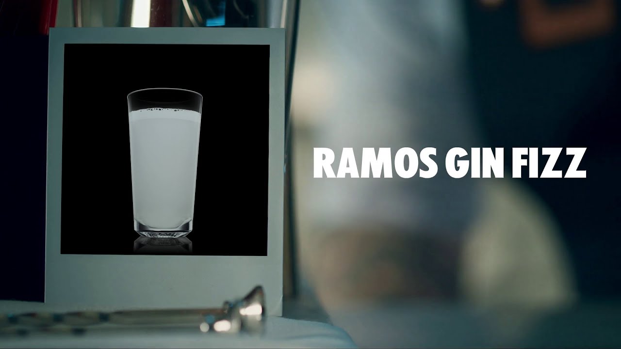 RAMOS GIN FIZZ DRINK RECIPE HOW TO MIX YouTube