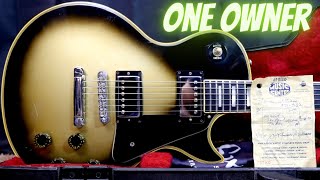 Buying a Silverburst From Its Original Owner | Story | 1978 Gibson Les Paul Custom Silverburst Demo