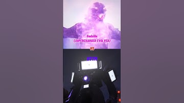 Supercharged Evolved Godzilla Vs Upgraded Titan Tv Man #godzilla #edit #godzillaedit