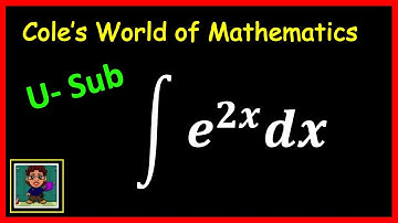 Integral of e^2x for Calculus 1 Students ❖ U-Substitution
