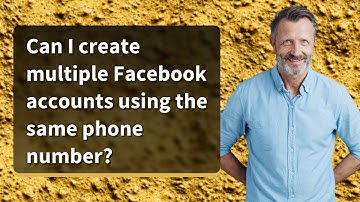 Can I create multiple Facebook accounts using the same phone number?