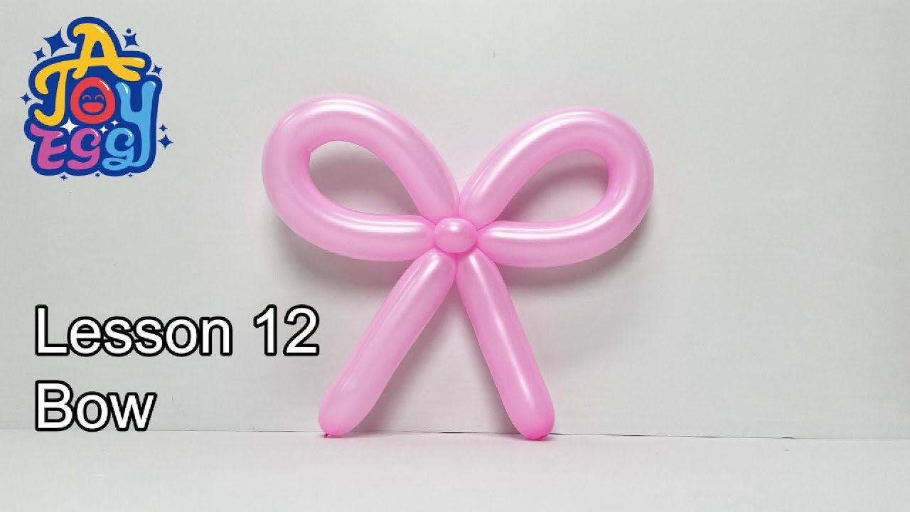 Balloon Bow in 3 Minutes 🎀 | Easy Beginner Tutorial (Lesson 12) - YouTube