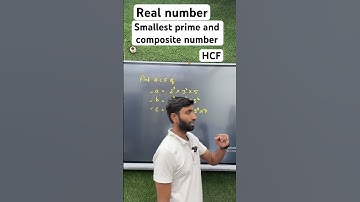 HCF of smallest prime and composite number___  #mathstricks #students #teacher #mathtips #class10th